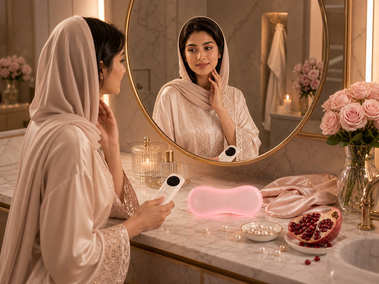 Illumina Intimate glow care scene